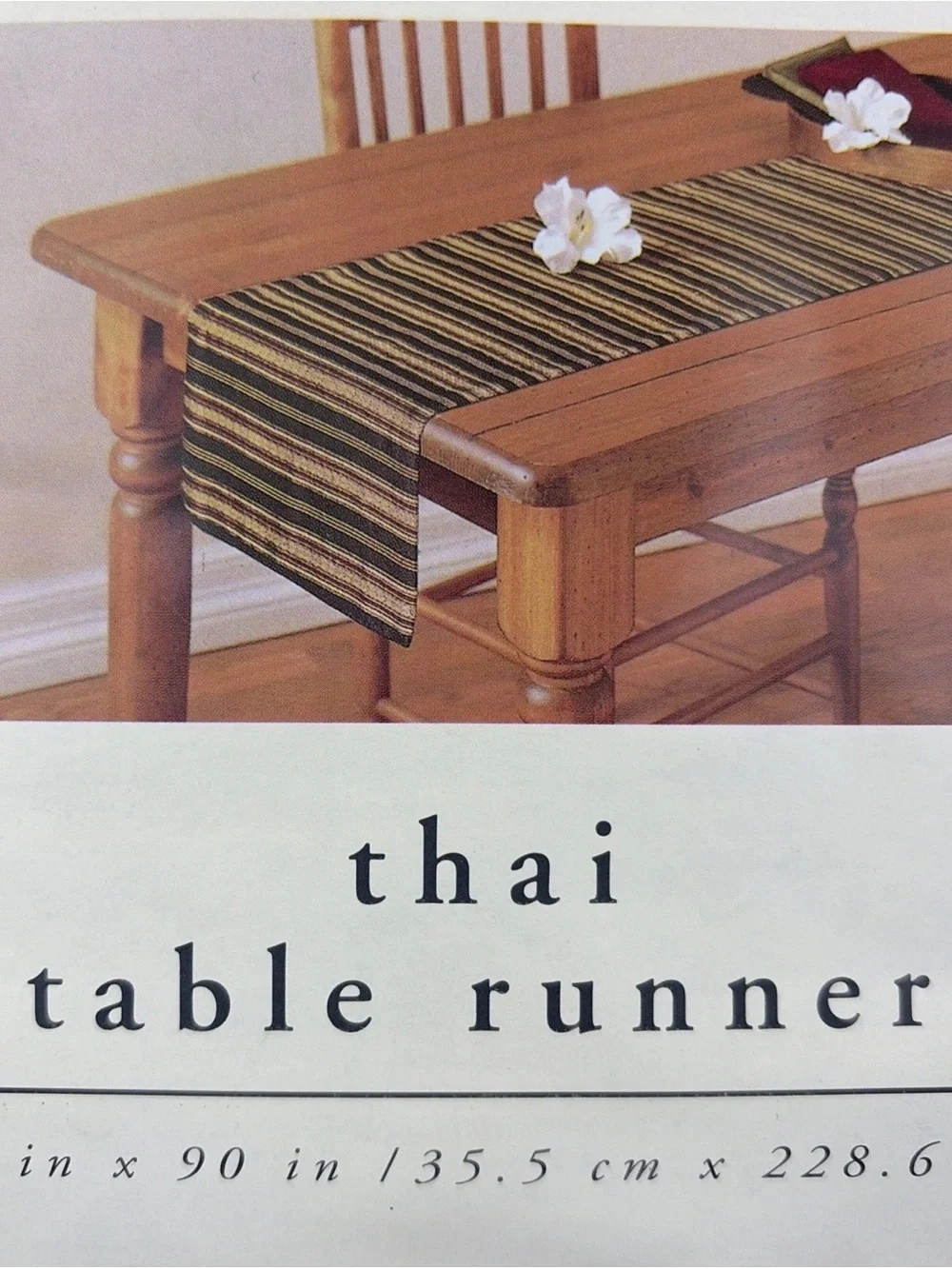 Pier 1 Imports Thai Fabric Table Runner 14